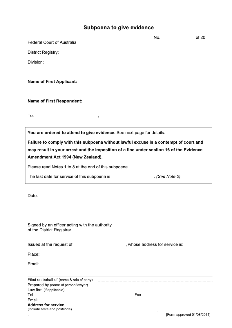 Preview thumbnail for FCA-FORM98A