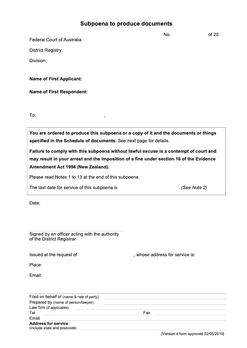 Preview thumbnail for FCA-FORM98B