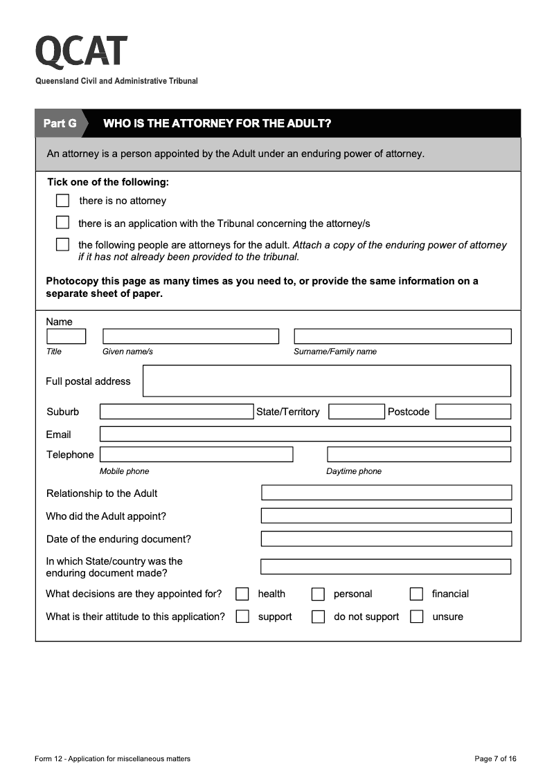 Preview thumbnail for QLDQCAT-FORM12