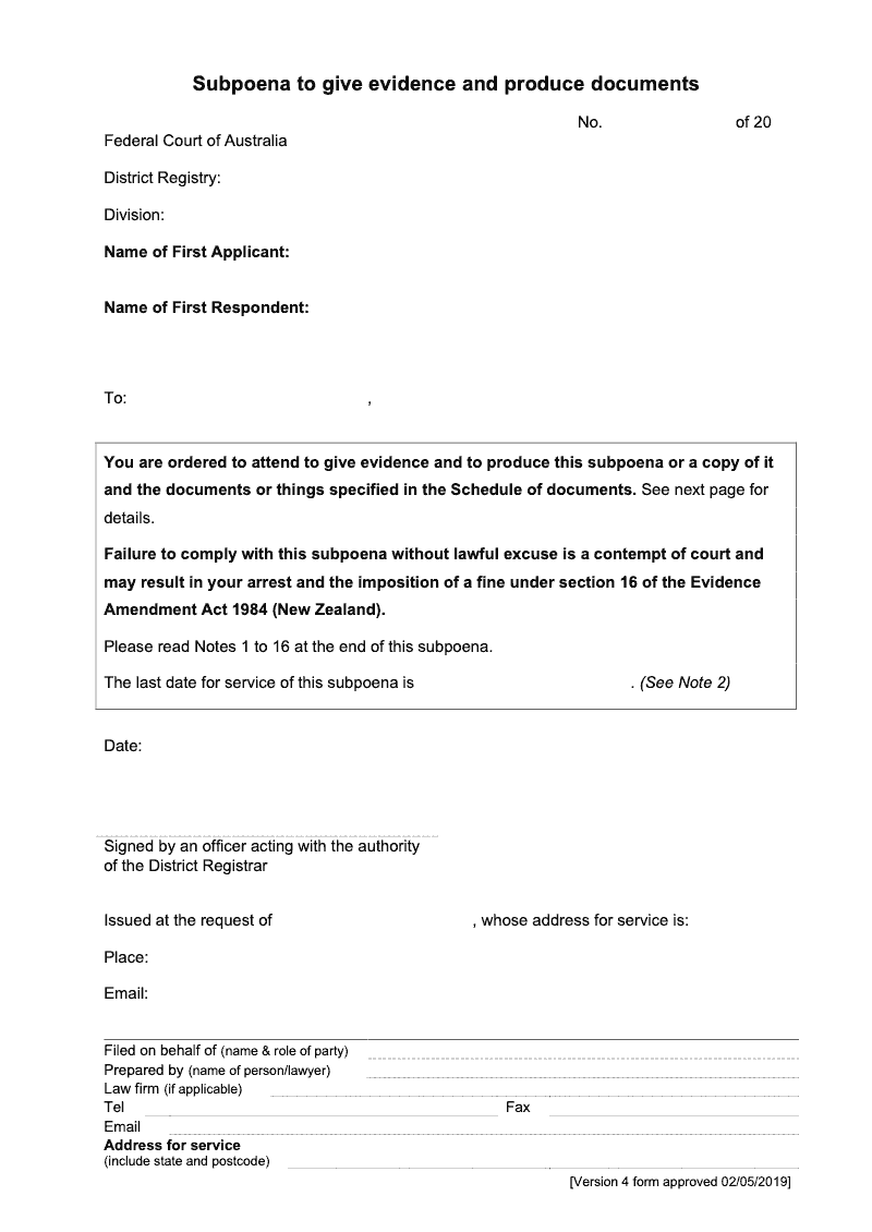 Preview thumbnail for FCA-FORM98C